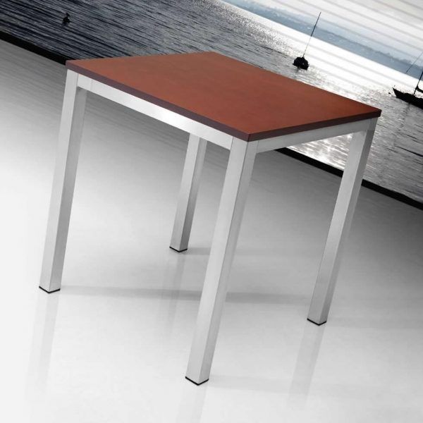 Mesa hosteleria LONDON interior aluminio madera moderna