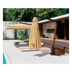 Parasol desplazado lateral LORETTO plegado hosteleria y hogar