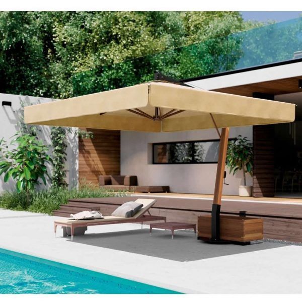Parasol desplazado lateral LORETTO muebles exterior o jardin