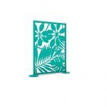 Biombo o separador para hosteleria FRANCE floral acero moderno