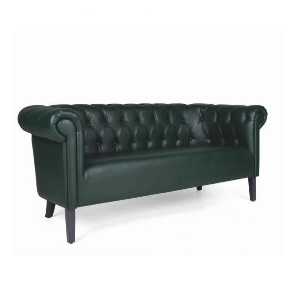 Sofa hosteleria capitone MANCHESTER patas madera
