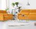 Sofa cama moderno apertura italiana patas madera 2-3 plazas