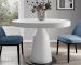 Mesa comedor moderna redonda Verona extensible lacada