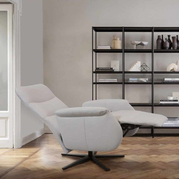 detalle sillón moderno giratorio salon despacho comedor dormitorio relax tapizado descanso kent pedro ortiz