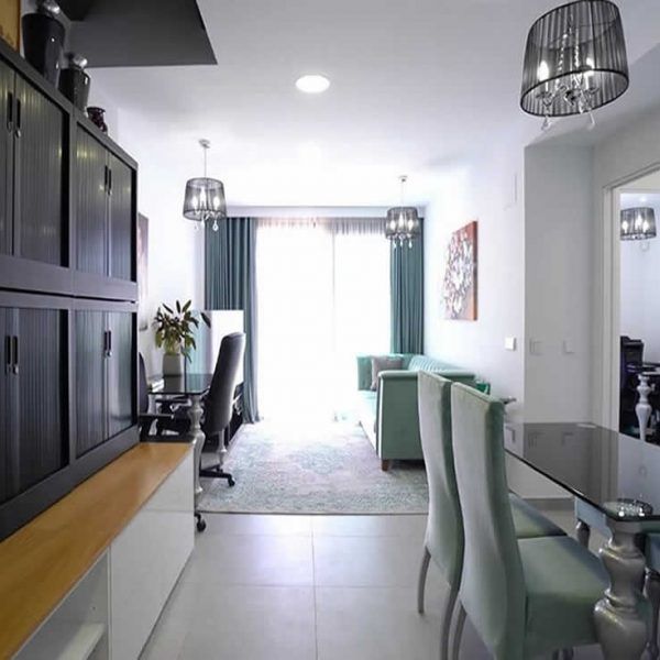 Muebles modernos salon comedor a medida Retto Glass