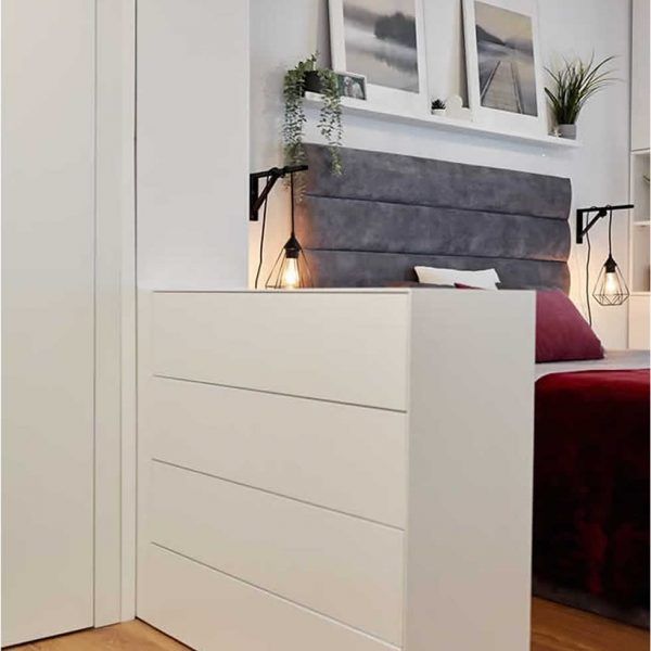 separador moderno cajones push dormitorio matrimonio a medida moderno