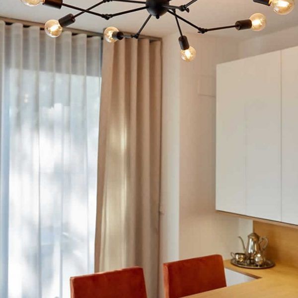 detalle ambiente salon comedor moderno a medida