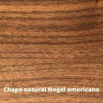 muestra chapa natural nogal americano muebles modernos anzadi mobiliario