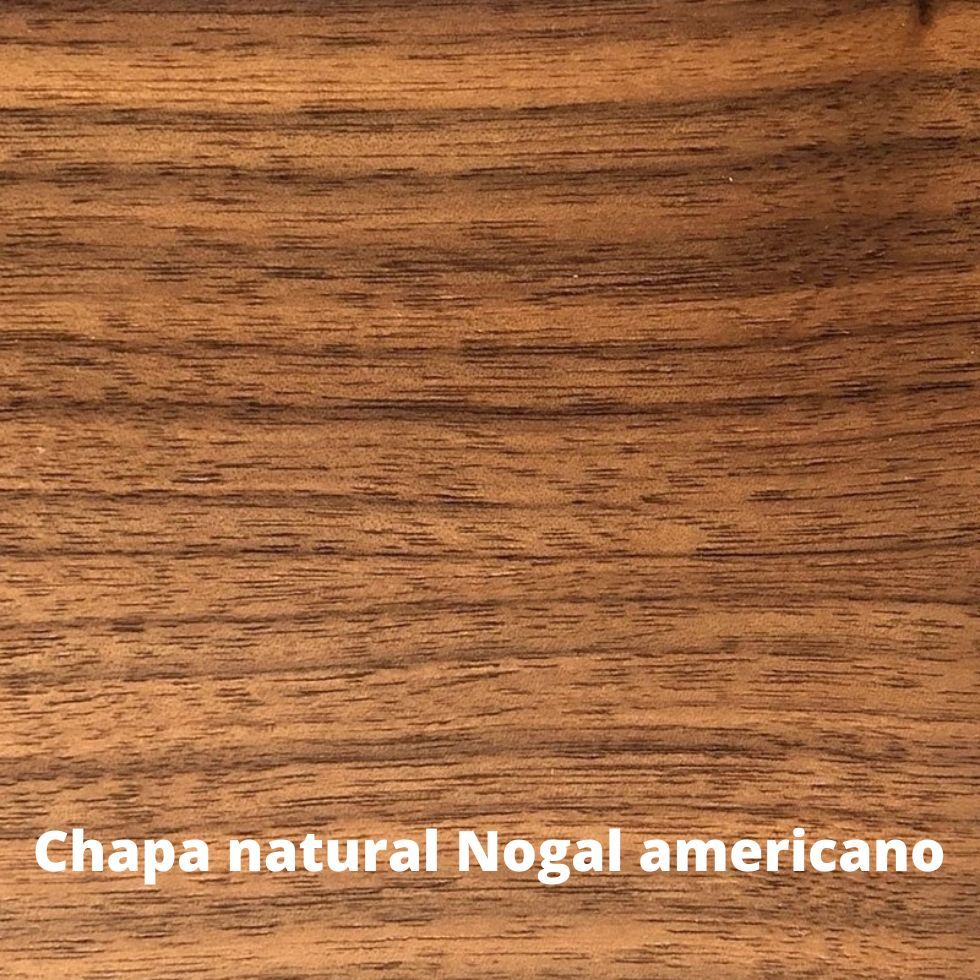 muestra chapa natural nogal americano muebles modernos anzadi mobiliario