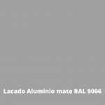 muestra en lacado aluminio mate ral9006 muebles modernos