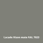 muestra en lacado vison mate ral7023 muebles madera