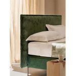 detalle cabezal tapizado matino moderno senttix colgar dormitorio descanso confort