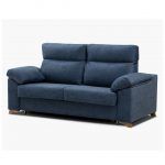 sofa cama moderno amanda tapizado apertura sistema italiano patas madera salon dormitorio