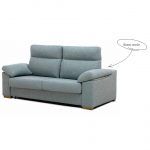 sofa cama violeta moderno salon tapizado descanso apertura italiana brazo arcon descanso