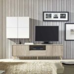 Mueble de salón TORONTO 1.83 m. en melamina de estilo moderno