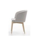 detalle silla kona nordica haya maciza tapizado salon comedor hosteleria contract