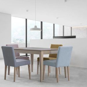 mesa comedor moderna extensible pandora haya rectangular nordica salon