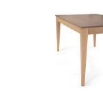 detalle mesa comedor pandora rectangular moderna haya pata nordica