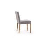 detalle silla tapizada madera haya moderna atica salon comedor