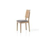 silla moderna nordica madera haya tapizado elsa cocina salon comedor hosteleria