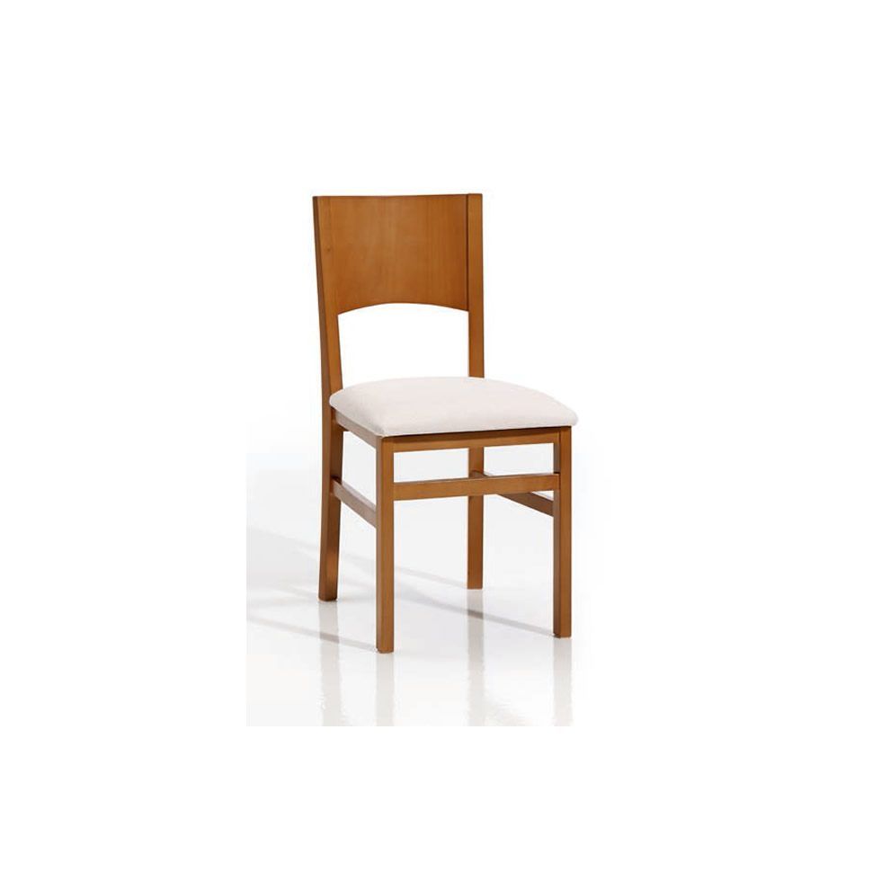 386 SILLA LUSA MADERA ASIENTO TAPIZADO FRENTE2.980X980IMG silla madera haya tapizada moderna hosteleria hogar lusa clasica contract