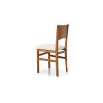 detalle silla madera haya asiento tapizado moderna, clasica hosteleria home contract