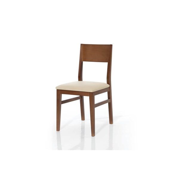 silla madera mumm asiento tapizado haya maciza hosteleria salon comedor cocina