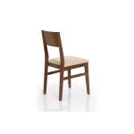 detalle silla madera mumm asiento tapizado haya maciza hosteleria salon comedor cocina
