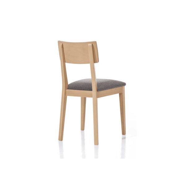 detalle silla sisi madera tapizado haya salon comedor moderna nordica