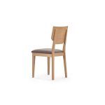 detalle silla madera tapizado taurus haya salon comedor moderna nordica