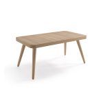 mesa comedor boheme extensible moderna rectangular patas conicas salon moderna