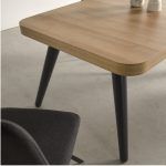 detalle pata mesa comedor rectangular moderna extensible boheme nordica salon