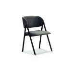 silla moderna metalica tapizada hogar contract hosteleria