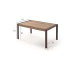 medidas tecnico mesa comedor extensible rectangularl fabia moderna comedor chapa haya