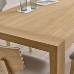 detalle mesa fannia comedor extensible rectangular cuadrada pemi salon