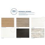 muestrario colores melamina pemi mesas comedor centro modernas