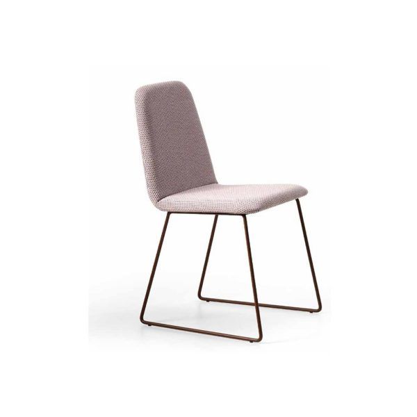 silla sonica moderna metalica tapizada salon comedor