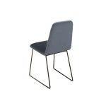 detalle silla sonica moderna metalica tapizada salon comedor