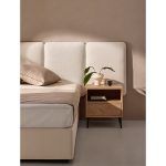 cabezal tapizado modular moderno detalle tapizado ecus senttix dormitorio