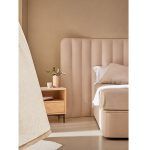 Detalle cabezal moderno param tapizado dormitorio ecus senttix