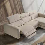 detalle sofa relax chaiselongue moderno asientos motorizado marset confot descanso tapizado
