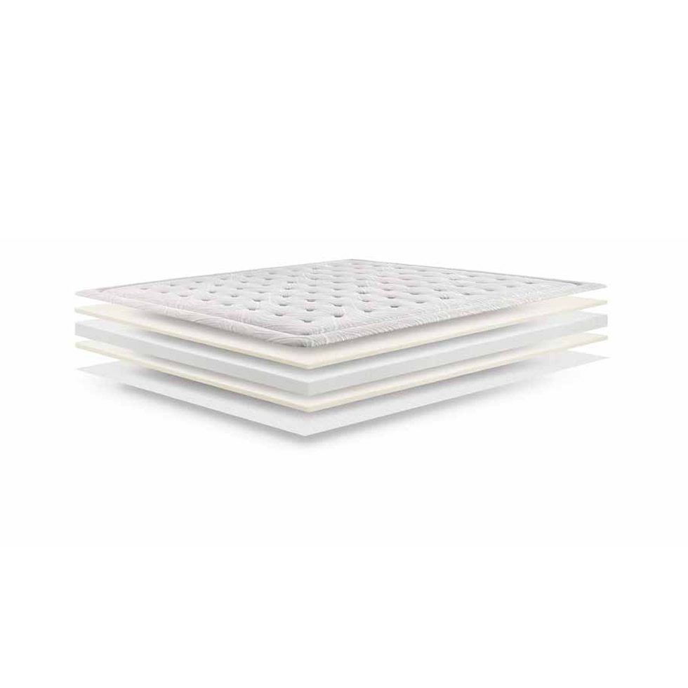 topper descanso viscoelastica anclajes elasticos dormitorio transpirable