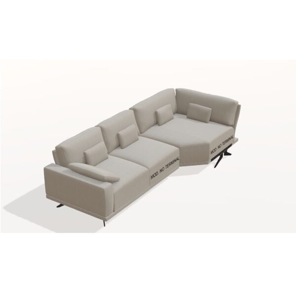 Sofá Modular OASIS 302 cm (Izq) tapizado en moderno